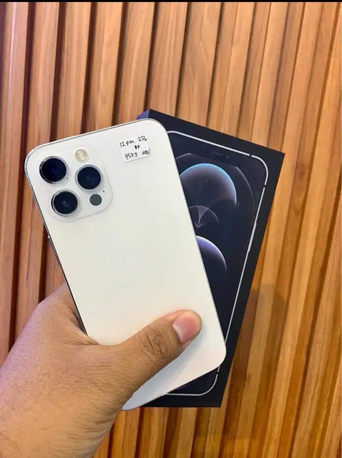 IPHONE 12 PROMAX 256’GB KESEHATAN BH 94 INTER LENGKAP BOX DAN CAS CASE