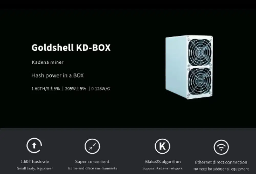 Miner Goldshell KD Box Kadena