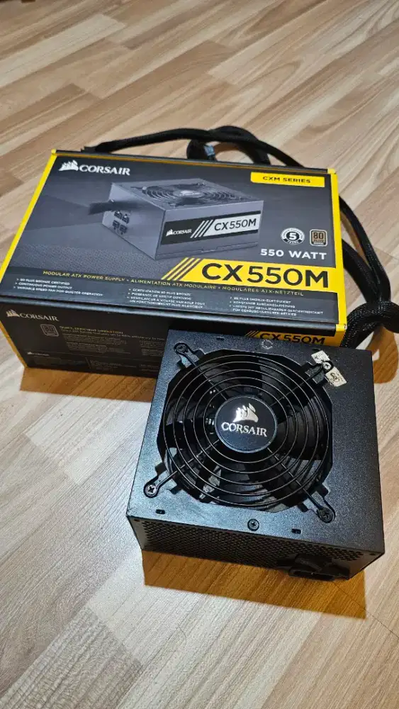 Corsair CX550M PSU Power Supply 550 watt bekas second