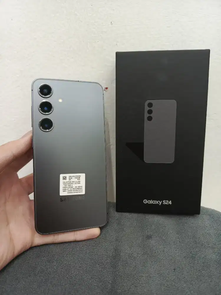 Samsung S24 5G 8/256 resmi sein, fullset ori, mulus, nominus