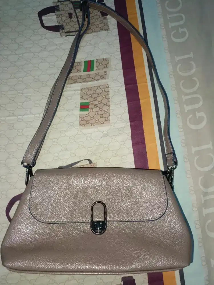 shoulderbag coklat milo / tas selempang wanita