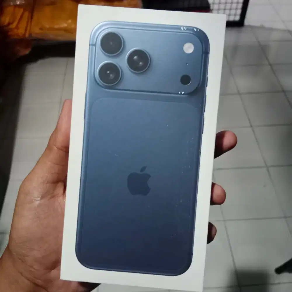 iPhone 17 Promax Deep Blue 512GB Garansi Resmi iBox Segel