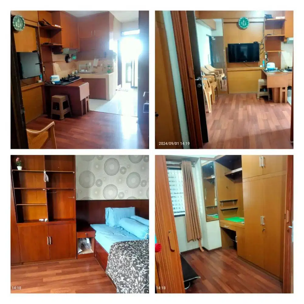 DI JUAL CEPAT APARTMENT TIPE 2 BEDROOM FULLY FURNISHED / POSISI HOOK