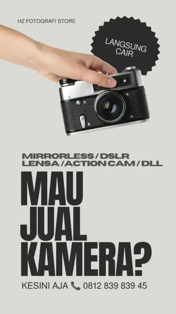 BELI KAMERA MIRRORLESS DAN DSLR SONY FUJIFILM CANON DLL