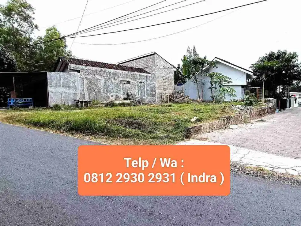 Cocok U/ Usaha, Tanah Dijual Tepi Aspal & Ramai Jogja