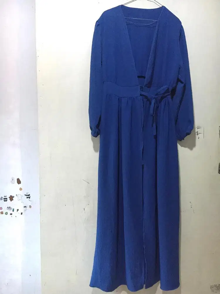 Long outer dress wanita