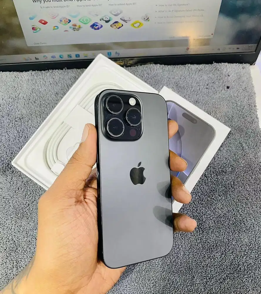 Iphone 16 pro max 256GB bea cukai full acc original