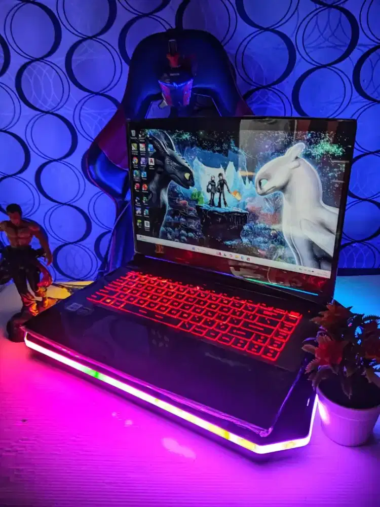 Laptop Render Gaming MSI Gf63 Core i7 Ram 16/1Tera Ssd Dual Vga Nvidia