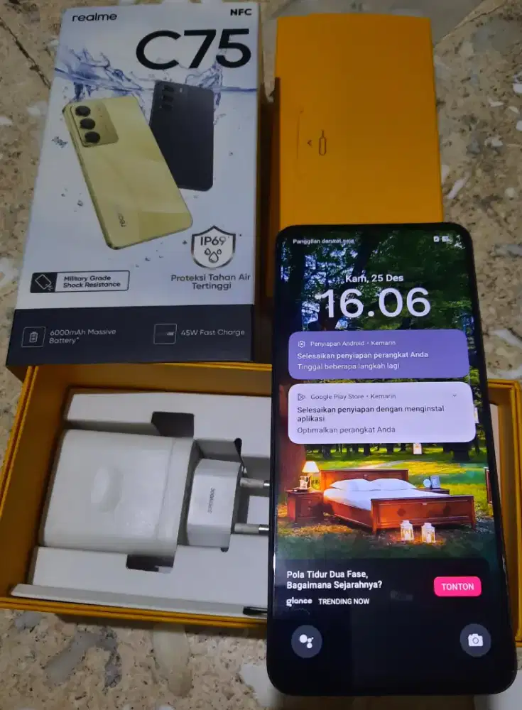 REALME C75 8/256GB FULL SET MULUS + TAHAN AIR