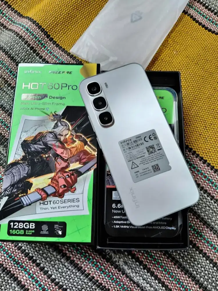 Infinix hot 60 pro ram 8+8/256 gres msih baru nota ad