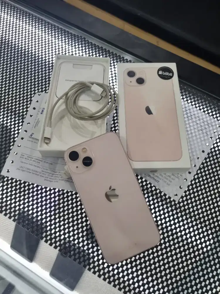 IPhone 13 EX IBOx 128 GB Fullset original, mulus BH 89%