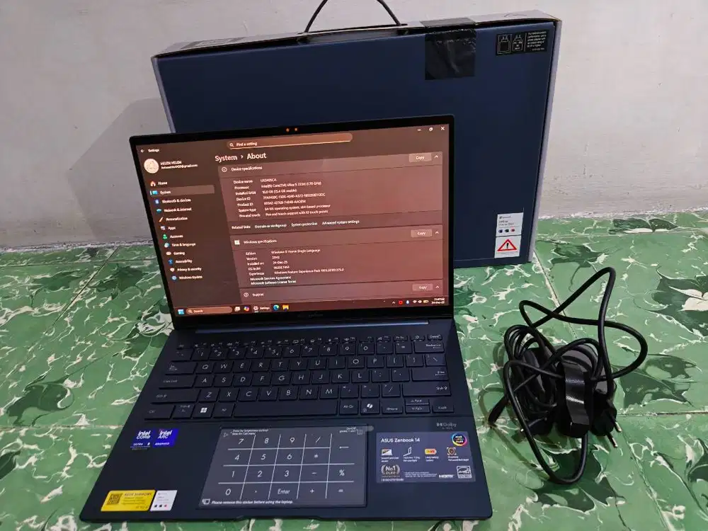 Laptop Asus Zenbook UX3405CA Touchscreen Garansi Desember 2028