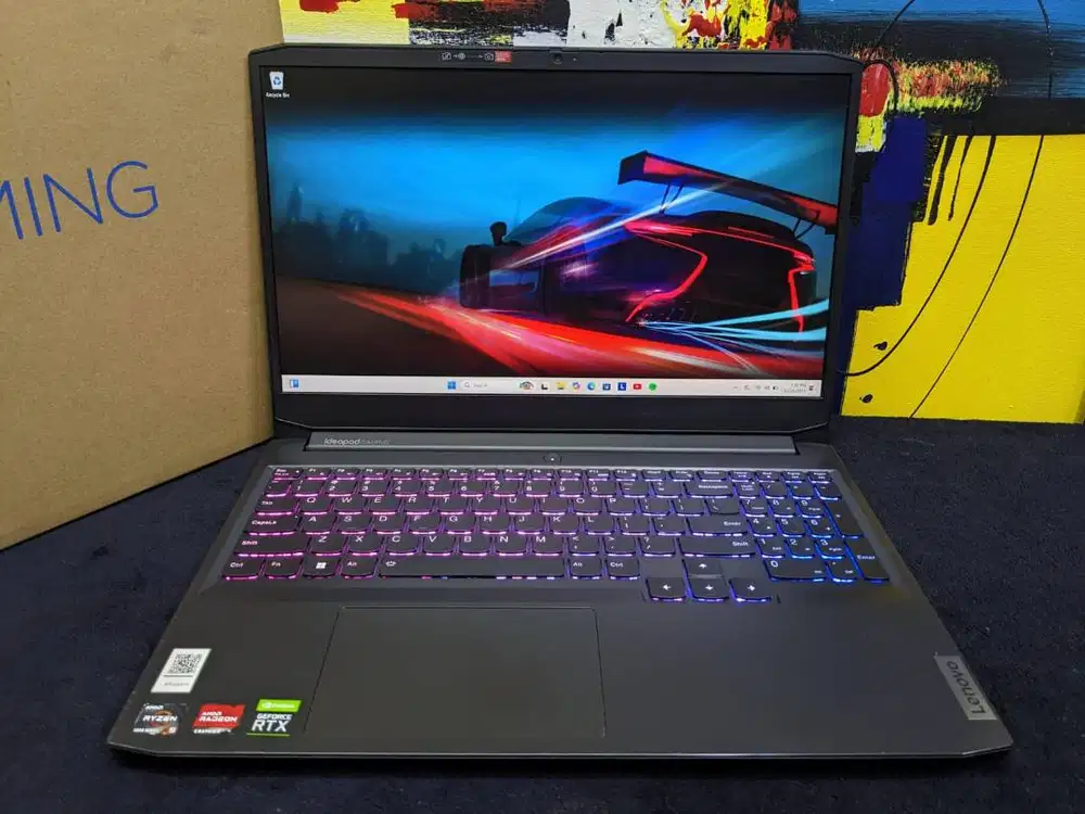 Laptop Gaming Lenovo IdeaPad Gaming 3 Ryzen 5 5600H 16/512 RTX 3050 Fu