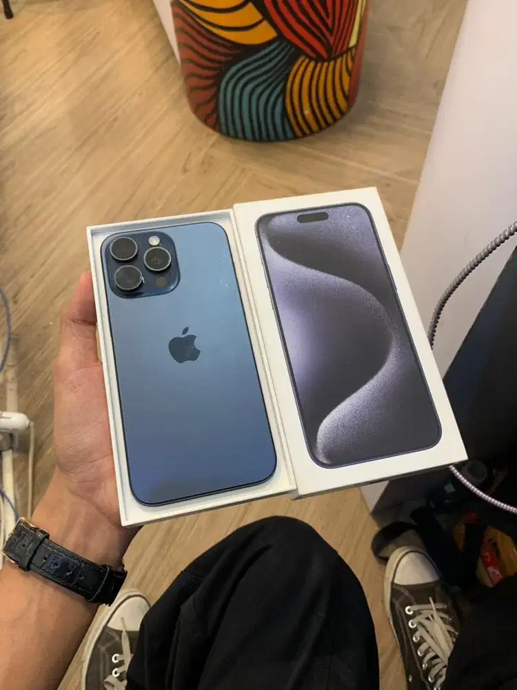 Iphone 15 Promax 256gb (Ex iBox) Blue Titanium