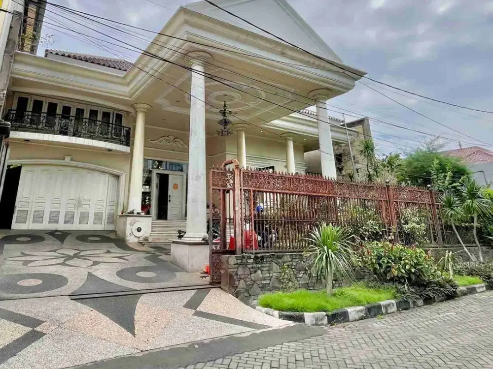 JUAL KUPANG INDAH HITUNG TANAH ‼️RUMAH SUPER MEWAH MODEL KLASIK DIJUAL MURAH SURABAYA BARAT