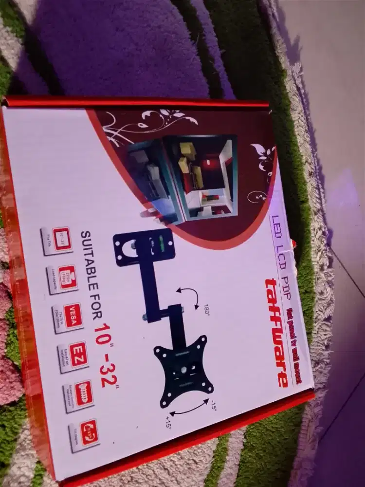 bracket tv belum dipakai