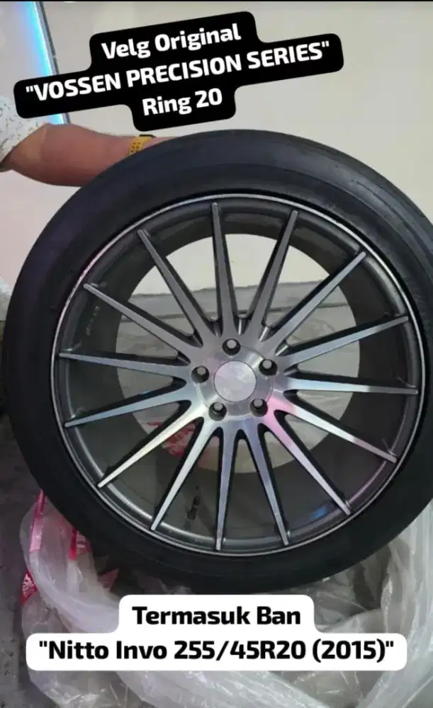 Velg VOSSEN R20 Cakep 4Pcs dan Ban