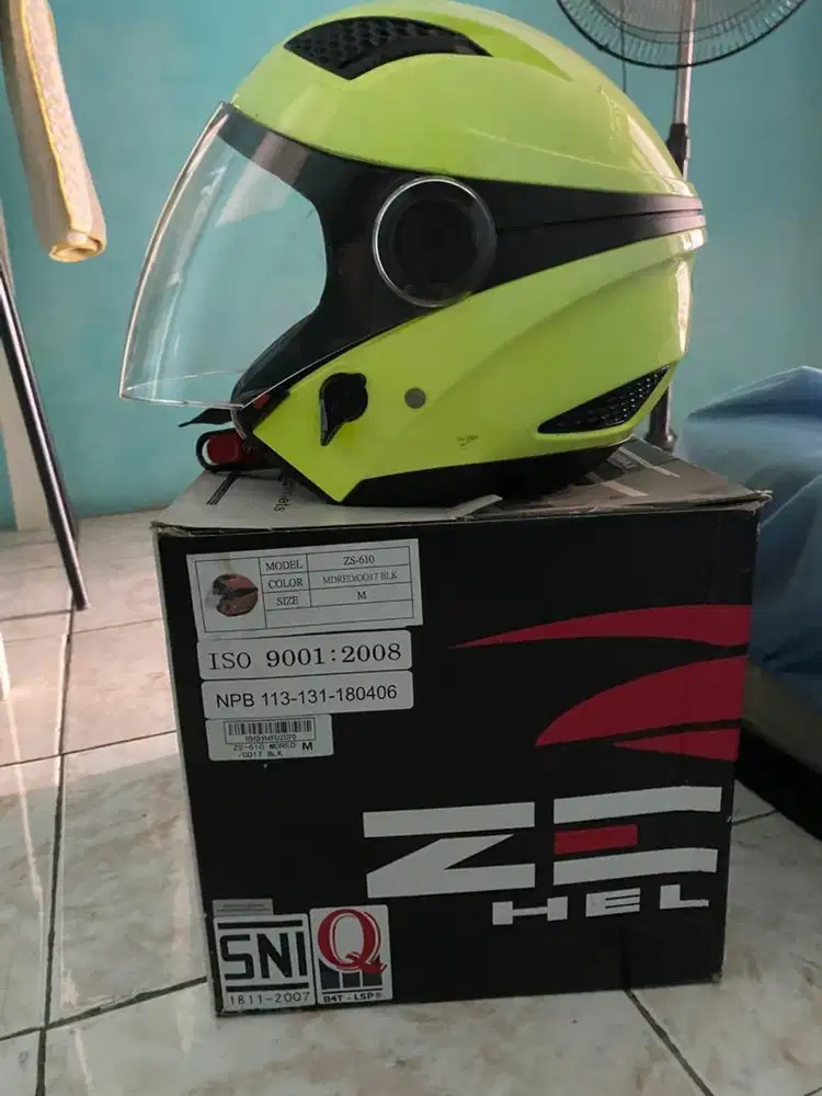 helm zeus type 610 double visor