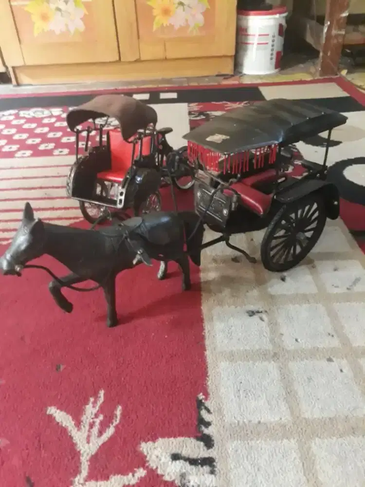 Jual sepeda,becak dan delman miniatur