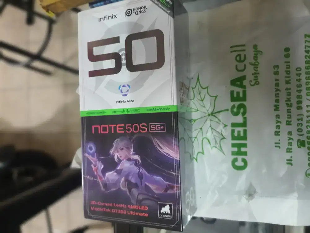 Murah hp infinix Note 50s 5G 8/256 grs resmi layar edge bagus ,bs TT