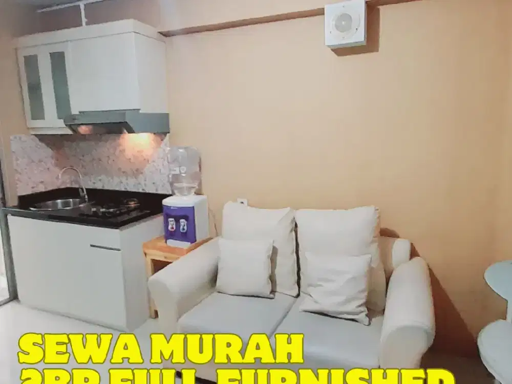 SEWA MURAH 2BR FURNISHED BAGUS TOWER G APARTEMEN BASSURA CITY