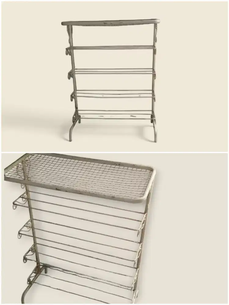 Rak sepatu antik vintage