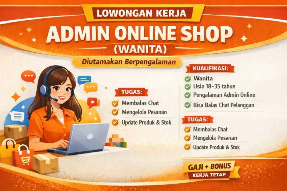 Loker Admin Online shop