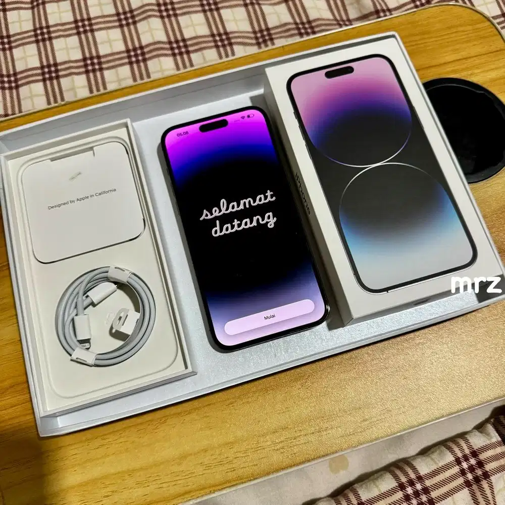 Apple iPhone 14 Pro Max Deep Purple 256GB ex Garansi iBox Full Bonus