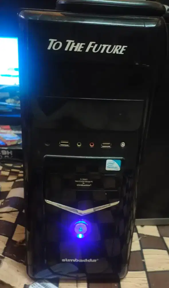 Cpu only Core i3 kondisi normal.