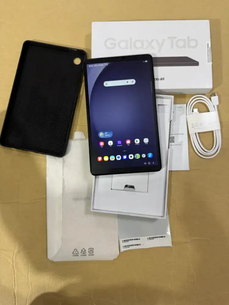 Samsung Galaxy Tab A9 4/64GB Wifi Fullset Mulus Garansi Resmi