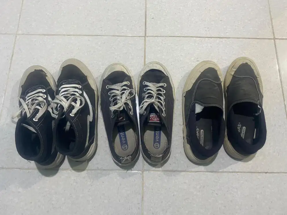 Jual sepatu Patrobas high, Ventela low, Patrobas slip on (Take all)