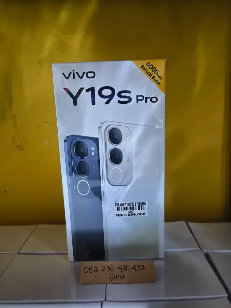 Ready Vivo Y19s Pro 6/128 Atlantis Dahsyat