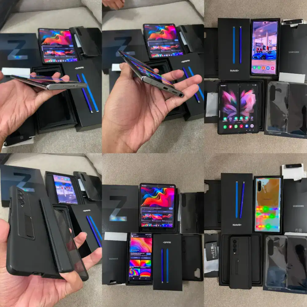Samsung Fold 3 512gb dan not 10plus