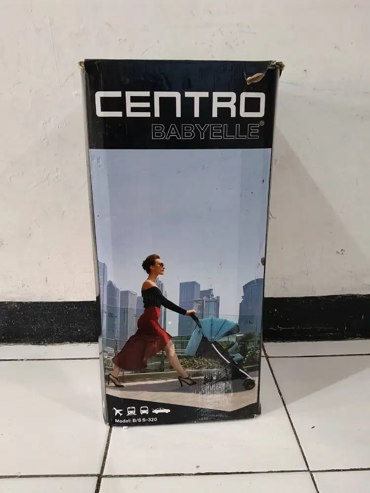 STROLLER merk CENTRO BABYELLE B/S S-320 WEIGHT 5.8KGS CABIN SIZE