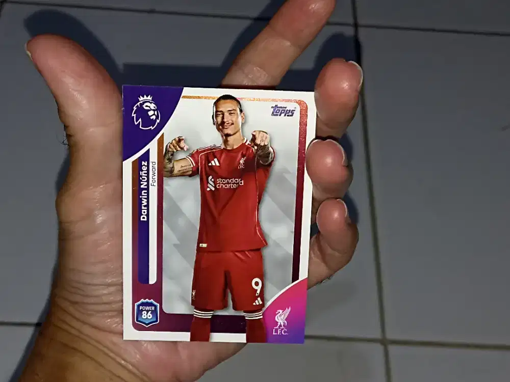 Kartu Sepakbola Darwin Nunez Original