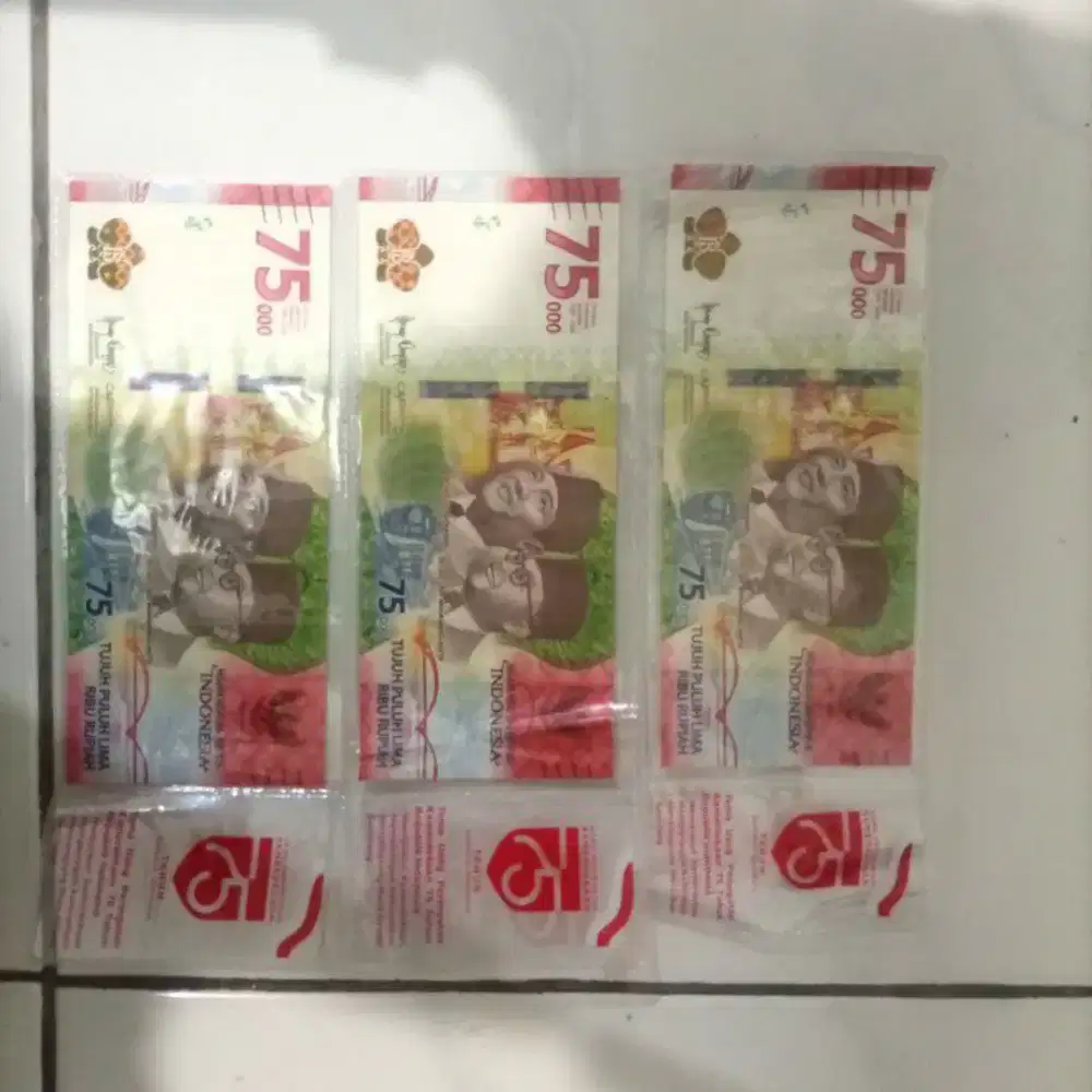 Uang 75 ribuan nomer seri 2026