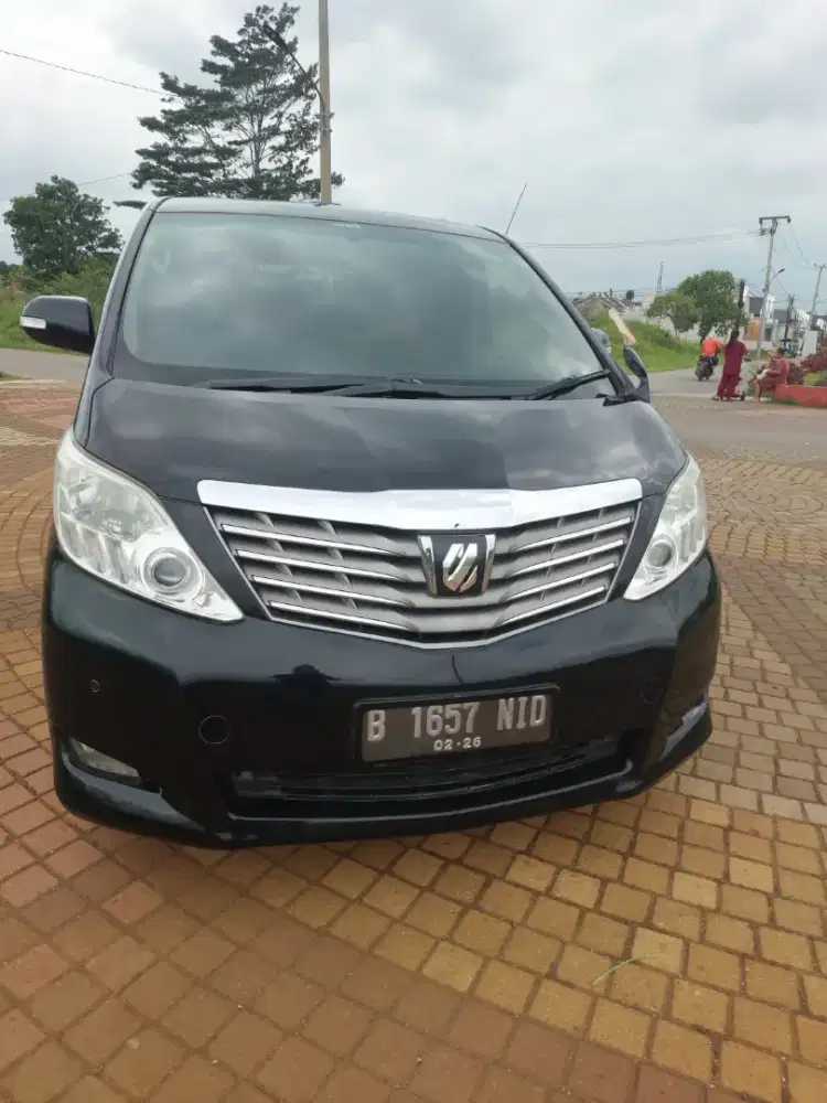 alphard G 2.4 cbu 2011 km 105 rb