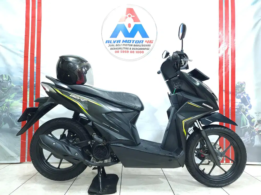 HONDA BEAT CBS ISS TH 2020 TIPE TERTINGGI PLAT JAKSEL PANJANG LOW KM