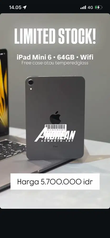 Ipad mini 6 64gb wifi