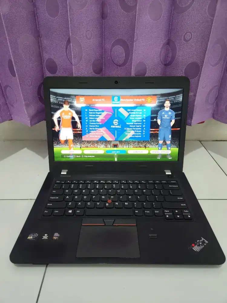Laptop lenovo thinkpad e465 ram 8gb dual vga layar 14 FHD