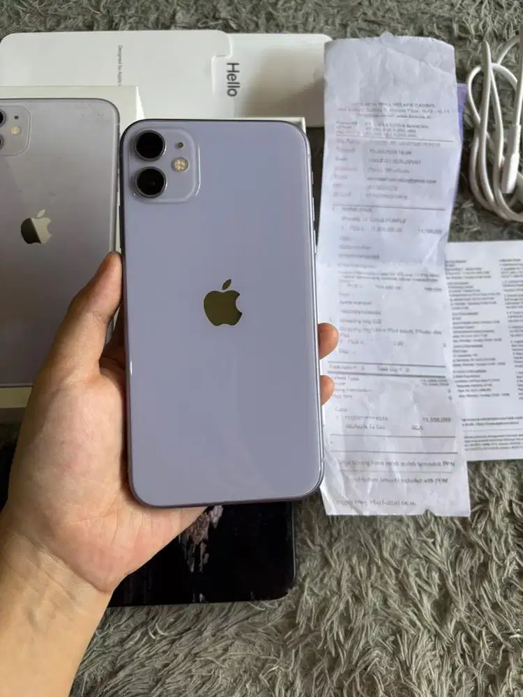 IPHONE 11 128 PURPLE RESMI IBOX PA/A
