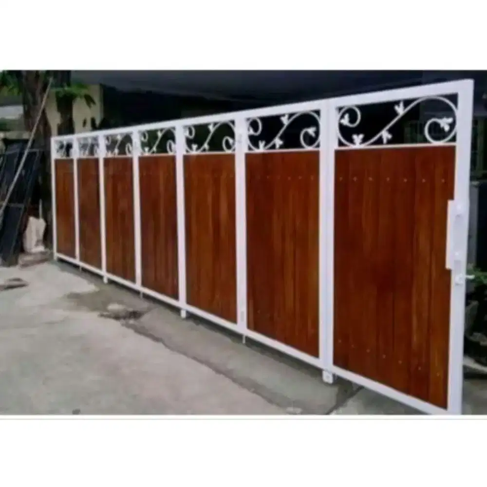 Pagar besi holo tralis minimalis gfvcd