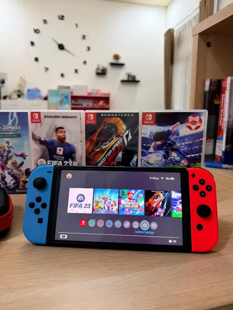 Nintendo Switch Oled OFW Istimewa Super Like New