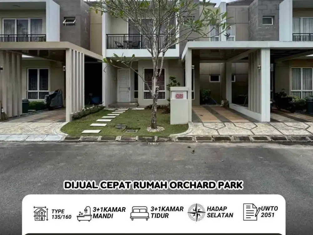 Dijual Rumah Orchard Park Batam Center