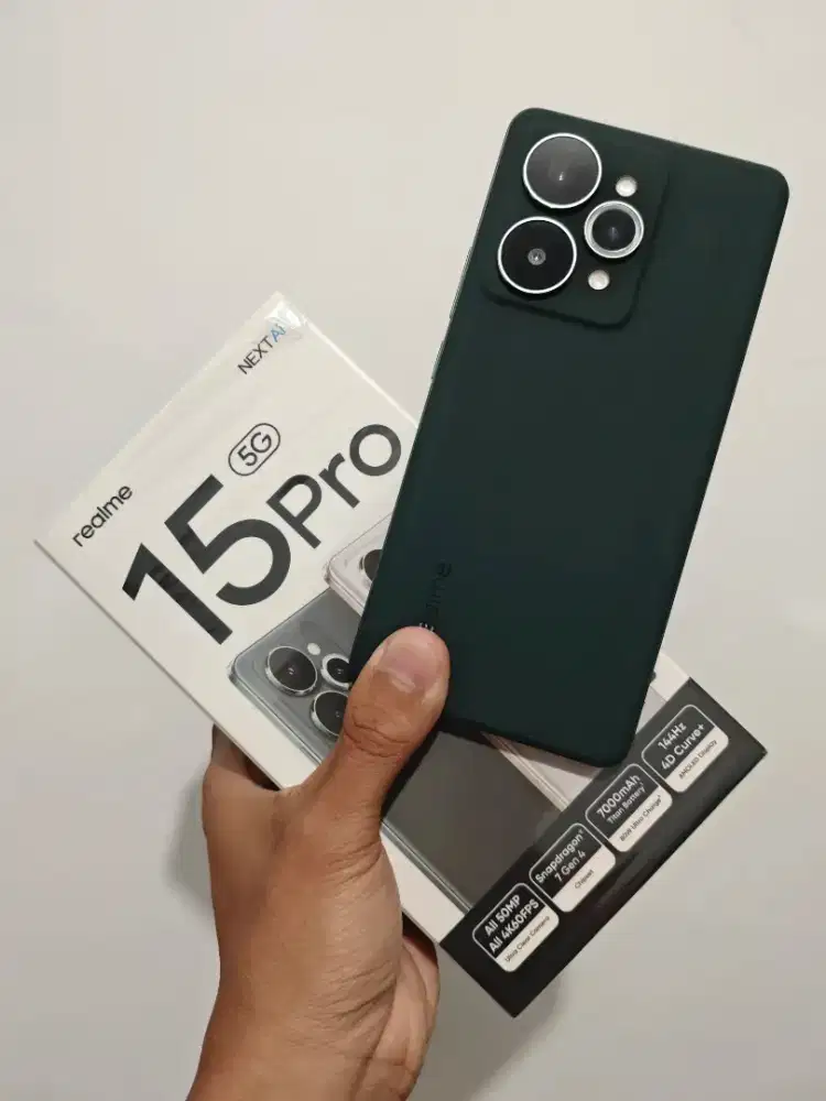 Realme 15 Pro 5G 12/256 Gb Likenew 99% Garansi Sept 26 Bs TT/BT