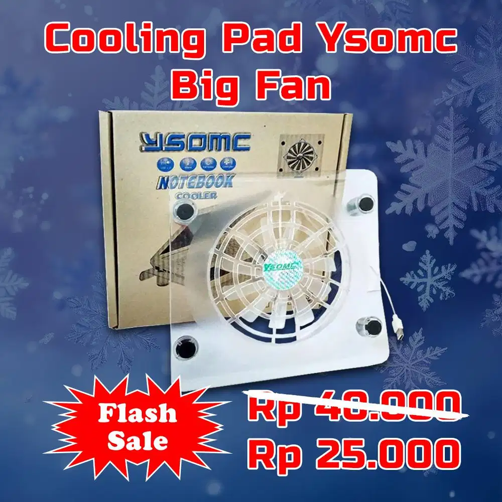 Flash Sale - Cooling Pad Ysomc Big Fan