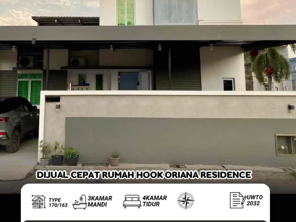 Dijual Rumah Hook Oriana Batam Center