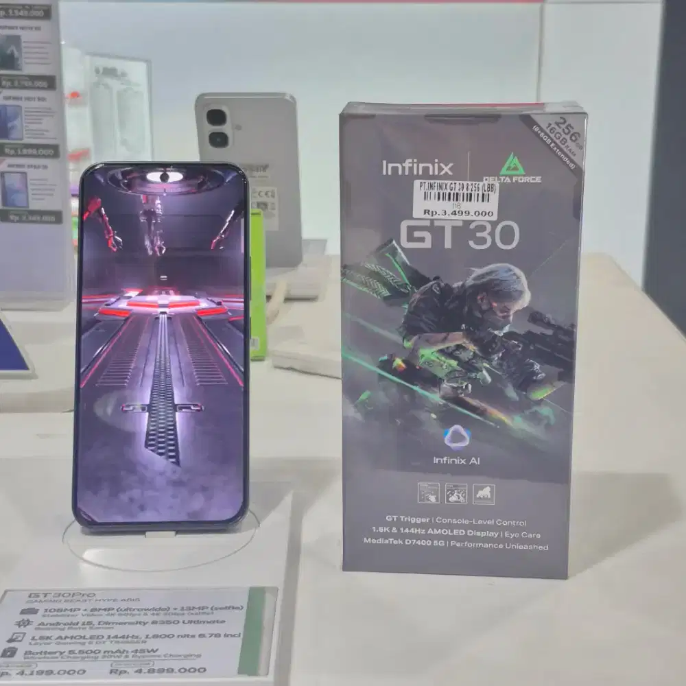 INFINIX GT 30 5G 8/256 GARANSI RESMI 1 TAHUN