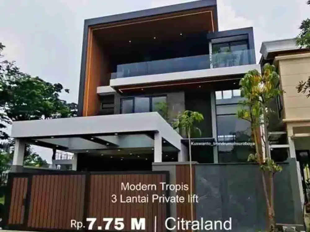 Mewah Murah‼️3LT Citraland Sby Barat Ada Lift