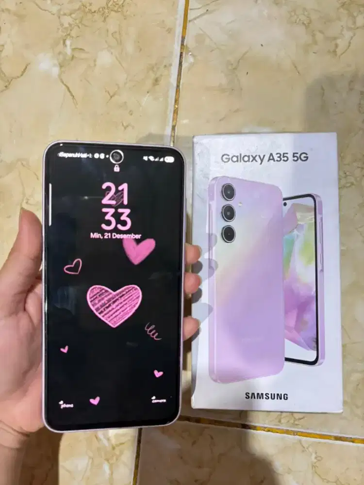 Samsung Galaxy A35 5G Ram 8/256 Fullset Mulus Original